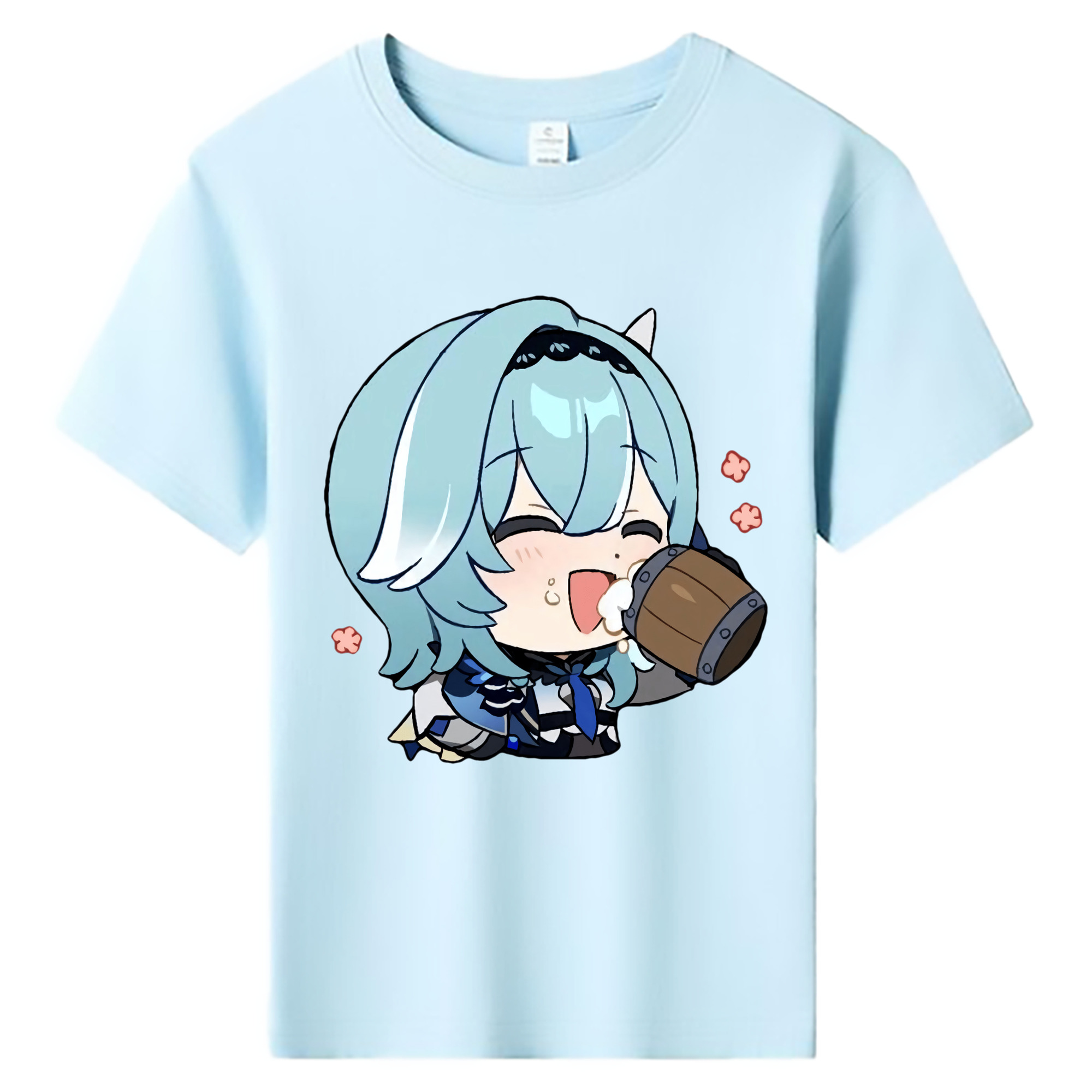 げんし神 优菈 ゆうら genshin Yūra 綿100％キッズTシャツ（フロントプリント）